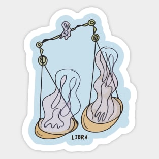 Zoady Ack! by Pollux: Libra Sticker